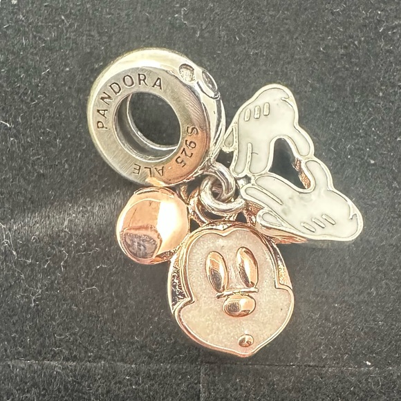 🆕Disney Micky Mpuse Double Dangle Charm - Picture 5 of 7